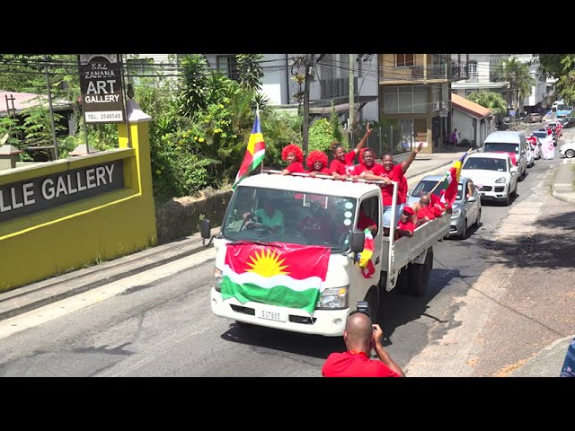 ⁣Recap of the biggest motorcade ever organised in Seychelles - Saturday 28th September 2024