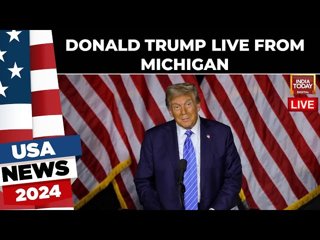 ⁣Donald Trump LIVE | Trump To Share His Views On Israel-Iran Conflict | Trump Michigan Speech LIVE