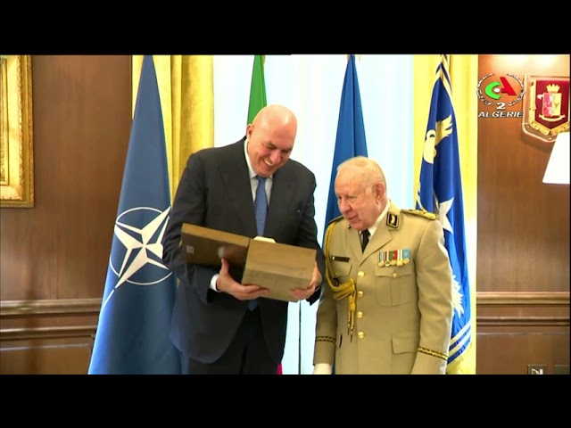 ⁣3ème et dernier jour de la visite officielle du Chef d'Etat Major de l'ANP en Italie