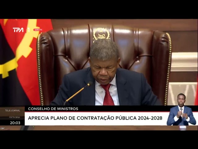 ⁣Conselho de Ministros aprecia Plano de Contratação Pública 2024-2025