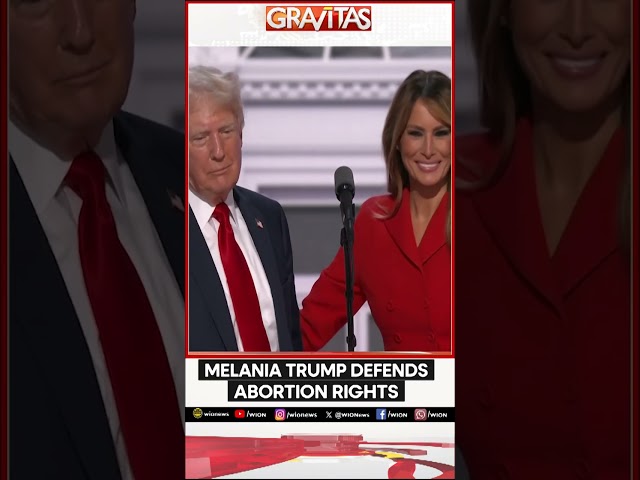 ⁣Melania Trump Defends Abortion Rights | GRAVITAS | WION Shorts