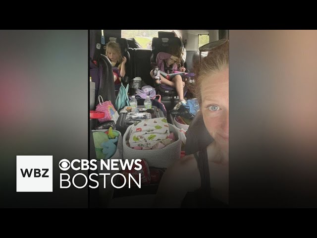 ⁣North Carolina family arrives in Massachusetts after escaping Hurricane Helene