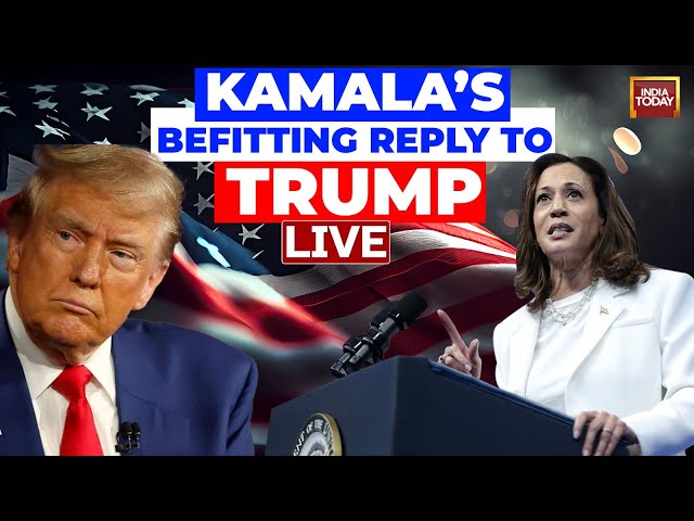 ⁣Kamala Harris LIVE From Wisconsin | Harris Delivers Fiery Speech At A Campaign Event In Ripon