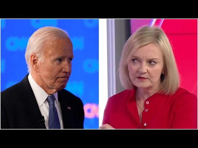 ⁣Liz Truss takes aim at Biden administration amid Middle East conflict escalation