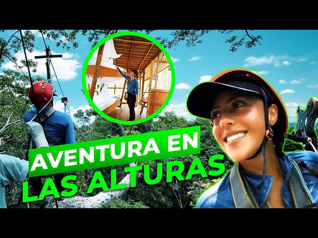 ⁣Deportes extremos en Tanimboca: una experiencia única entre los árboles de la Amazonía