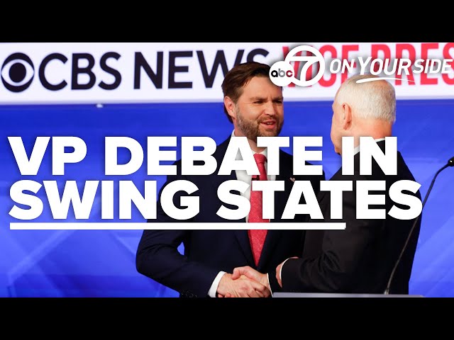 ⁣How the battleground states are reacting to the Vice Presidential Debate