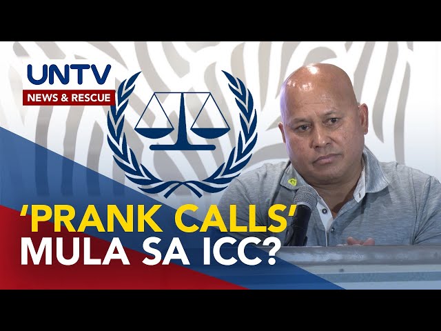 ⁣Senator Bato Dela Rosa, may natanggap na tawag mula sa mga nagpakilalang staff ng ICC