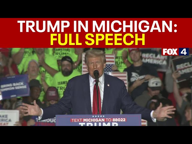 ⁣Trump Rally in Michigan: FULL SPEECH