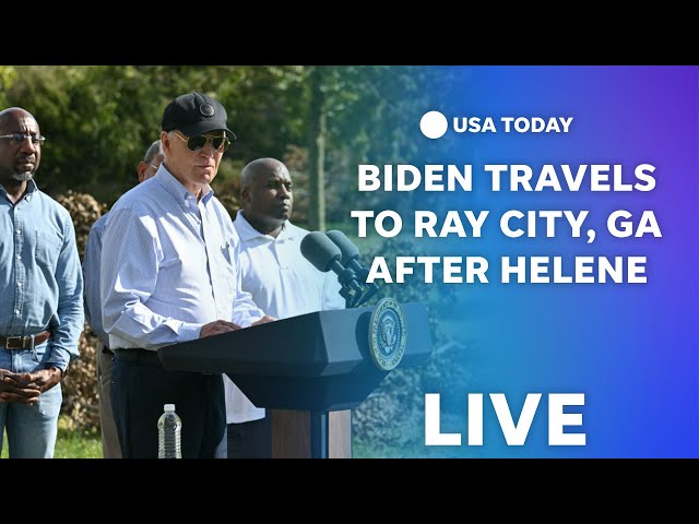 ⁣Watch: President Biden delivers remarks on Helene recovery efforts in Georgia