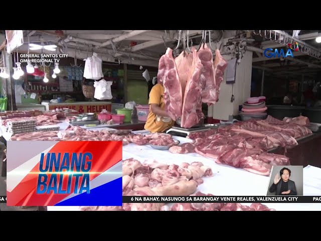 ⁣Presyo ng karneng baboy sa Main Public Market, bumaba | Unang Balita