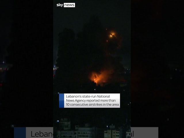 ⁣Massive explosions rock Beirut