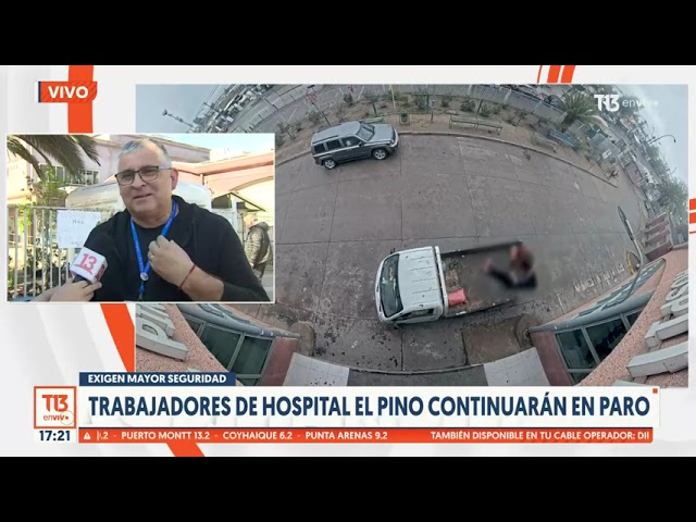 ⁣Exigen seguridad: trabajadores de Hospital El Pino siguen en paro