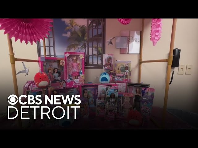 ⁣University of Michigan Mott Children's Hospital hosts "Barbie" themed party