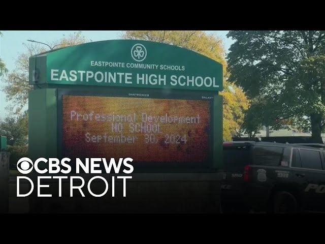 ⁣Eastpointe High School student arrested for bringing handgun to school