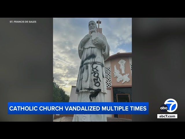 ⁣Sherman Oaks church vandalized multiple times over past 2 months