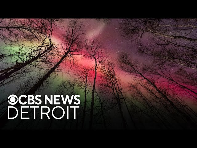 ⁣Northern lights could be visible this weekend in SE Michigan