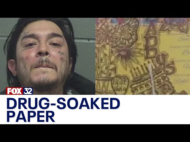 ⁣Cook County inmate faces new charges after drug-soaked paper found in greeting card