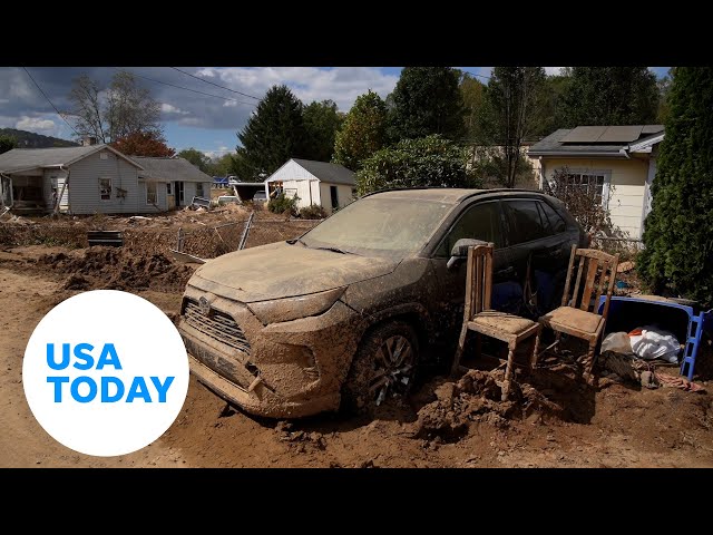 ⁣Helene leaves North Carolina neighborhood with 11 livable homes | USA TODAY