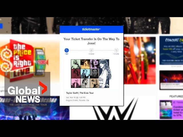 ⁣Taylor Swift tickets vanish from BC man's Ticketmaster account