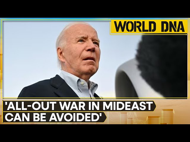 ⁣Israel-Iran War: ‘ We Can Avoid' All-out War In The Middle East, Says Biden | World DNA | WION