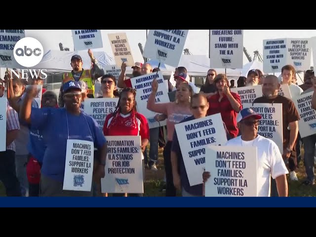 ⁣NYT reporter on how the tentative dockworkers deal got over the finish line