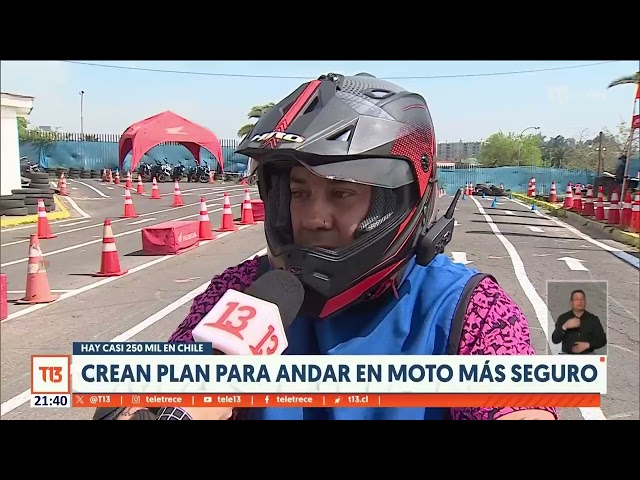 ⁣Crean plan para andar en moto con mayor seguridad