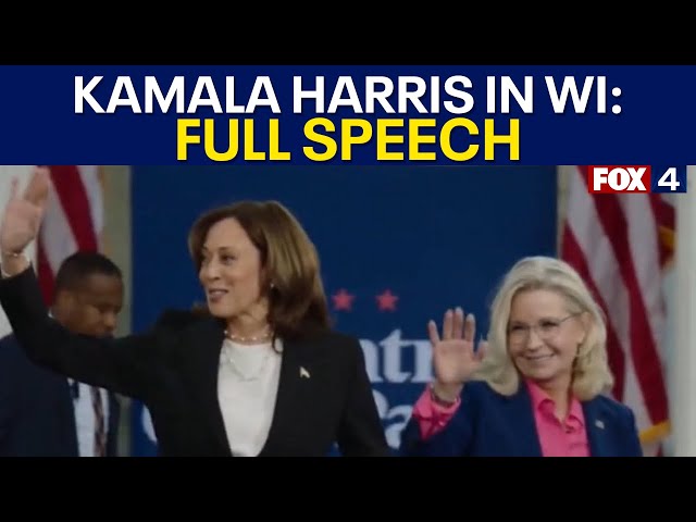 ⁣Kamala Harris rally WI: FULL SPEECH