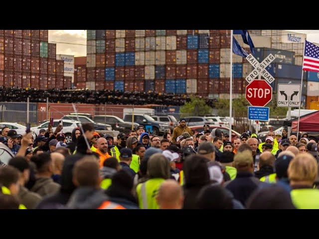 ⁣ULTIMA HORA: Termina la Huelga de Trabajadores Portuarios en EEUU