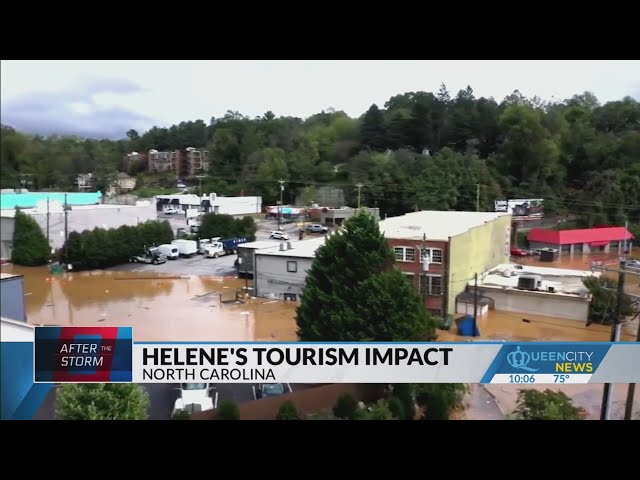 ⁣Tourism affected after Hurricane Helene hits Buncombe County