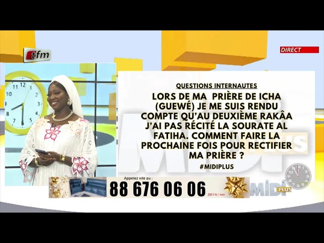 ⁣Questions 2: Lors de ma prière de ICHA (GUEWE) je me suis rendu compte qu'au 2ième rakaa j'