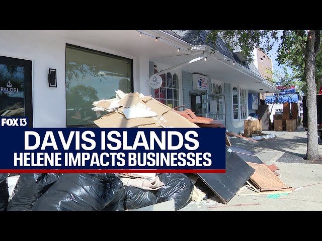 ⁣Helene aftermath: Davis Islands businesses recover from storm surge