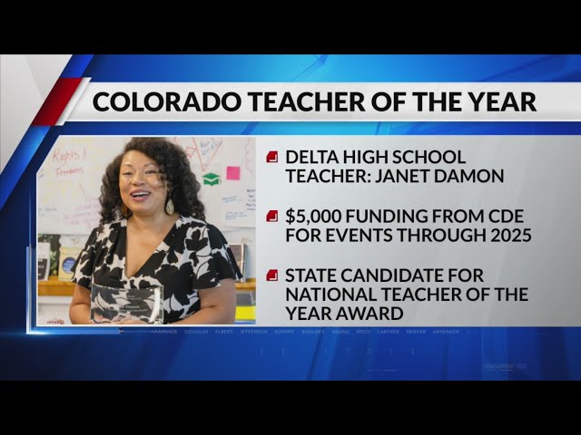 ⁣2025 Colorado Teacher of the Year named