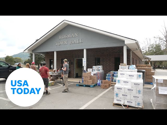 ⁣North Carolina residents help each other after Helene | USA TODAY