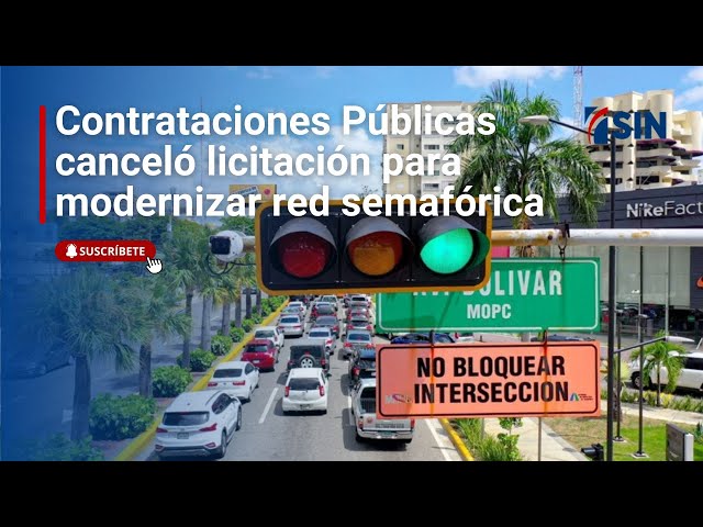 ⁣Contrataciones Públicas canceló en 5 ocasiones la licitación para modernizar red semafórica