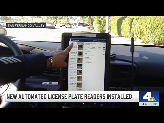 ⁣LAPD installing 100 license plate readers in San Fernando Valley