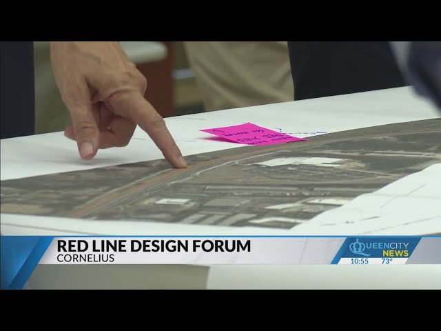 ⁣Cornelius residents get a look at Red Line plan