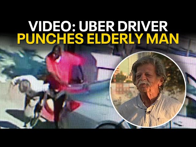 ⁣Dallas Uber driver punches elderly man after argument over legroom, video shows