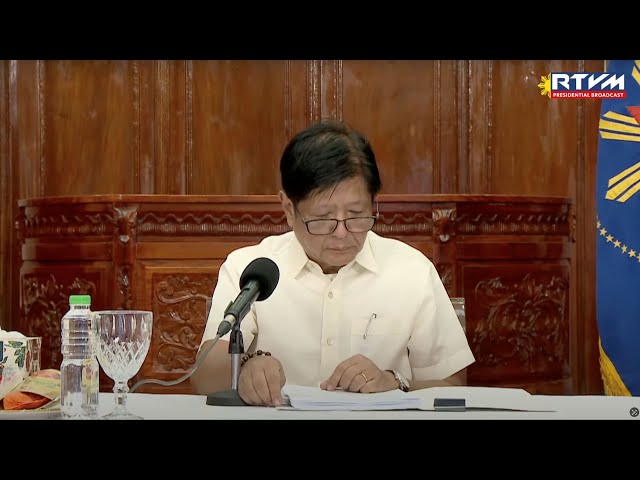 ⁣LIVE: Pres. Bongbong Marcos at the situation briefing on the effects of STY... (October 4, 2024)