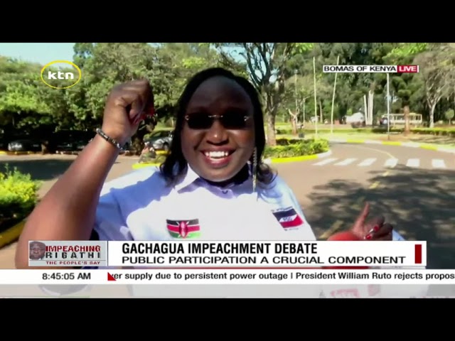 ⁣Gachagua impeachment debate: Impeachment of Gachgaua is not a priority - Esther Waringa