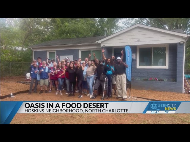 ⁣Lowe's builds oasis in Charlotte food desert