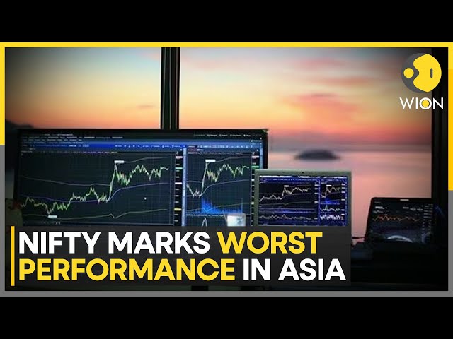 ⁣Stock market: Nifty Marks Worst Performance In Asia | Latest News | WION