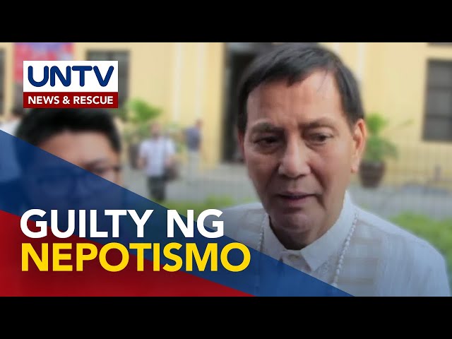 ⁣Suspended Cebu City Mayor Rama, guilty ng nepotismo—Ombudsman