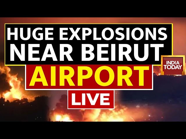 ⁣Israel-Iran War LIVE News: Massive Explosions Heard Near Beirut Airport In Lebanon LIVE