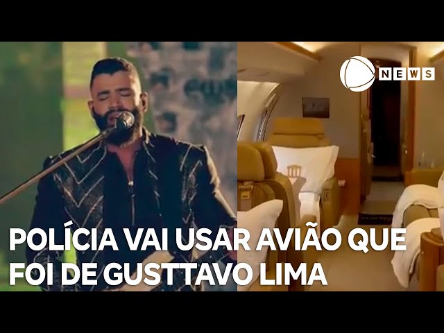 ⁣Polícia vai usar avião que foi de cantor Gusttavo Lima