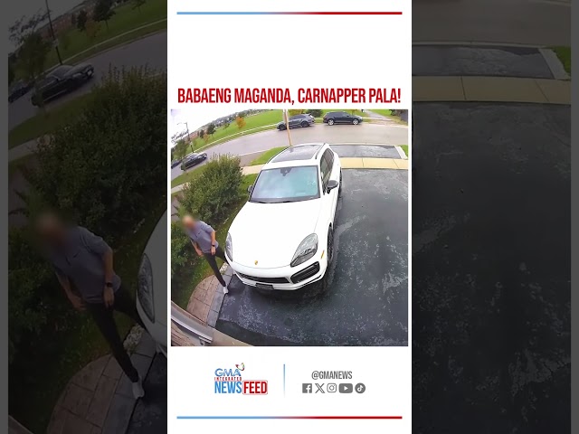 ⁣Porsche, muntik itakbo ng magandang carnapper | GMA Integrated Newsfeed