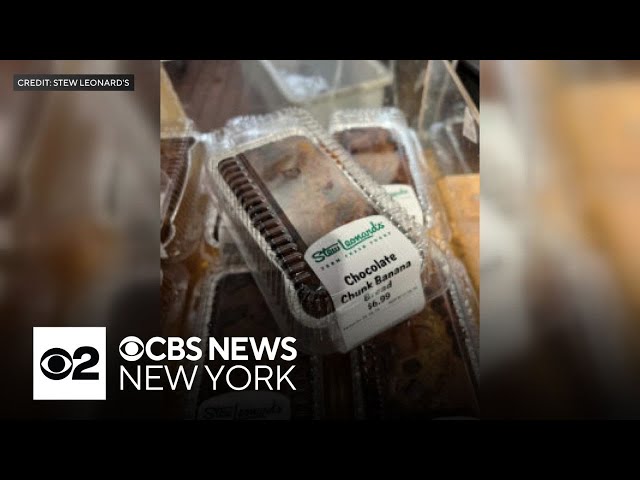 ⁣Stew Leonard's location in Danbury, Conn. recalls chocolate chunk banana bread