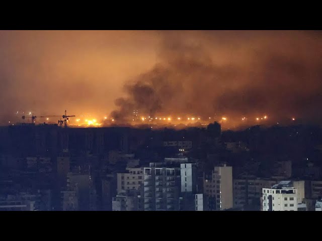 ⁣Nouvelle salve de raids aériens israéliens sur le sud de Beyrouth • FRANCE 24