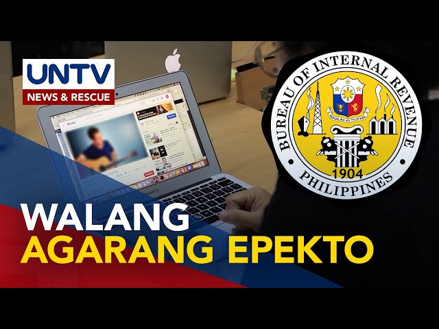 ⁣Posibleng dagdag presyo sa digital foreign services, next year pa mararamdaman—BIR