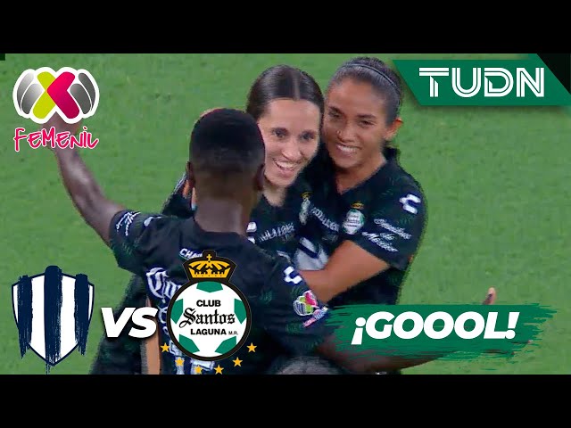 ⁣¡Gol de Cuadrado y acerca a las laguneras! | Monterrey 2-1 Santos | Liga Mx Femenil AP2024-J3 | TUDN