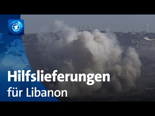 ⁣Humanitäre Situation im Libanon: Hilfslieferungen des Deutschen Roten Kreuzes